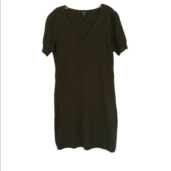 Talbots Knit Pure Merino Wool Dress - Picture 1 of 6